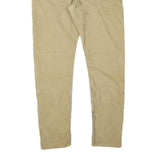 LEVI'S Mens Slim Beige Cotton Blend Slim Trousers W34 L30 Casual Zip Closure