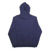 PUMA Mens Navy Blue Hoodie M Cotton Blend Pullover Sweatshirt