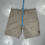 Carhartt Carpenter Shorts - 36W 10L Grey Cotton