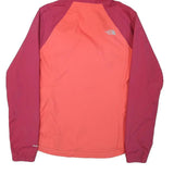 THE NORTH FACE Womens Pink & Dark Pink Outdoor Jacket M Polyester Blend Hooded