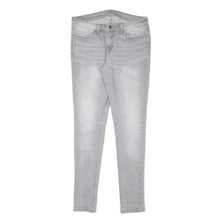 LEVI'S Womens Slim Light Blue Denim Jeans W31 L30 Stylish Zip Closure