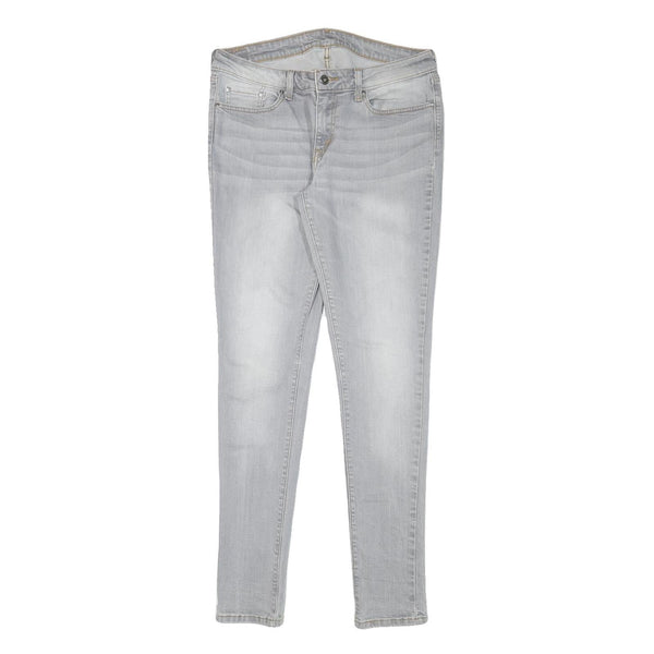 LEVI'S Womens Slim Light Blue Denim Jeans W31 L30 Stylish Zip Closure