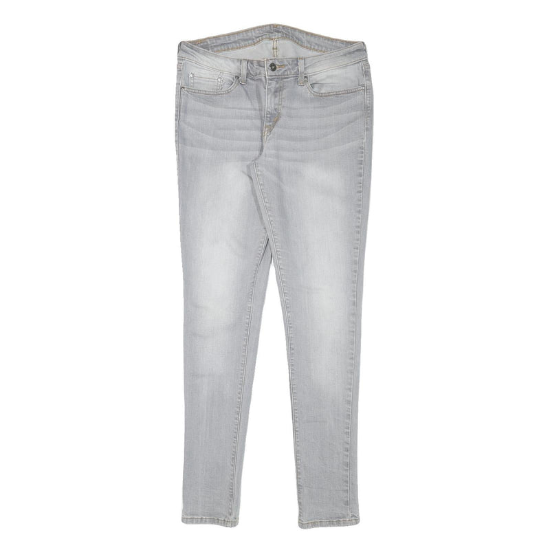 LEVI'S Womens Slim Light Blue Denim Jeans W31 L30 Stylish Zip Closure