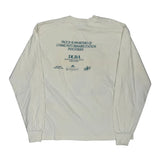 Cri Shoreline Half Marathon Fruit Of The Loom Single Stitch Long Sleeve T-Shirt - XL White Cotton