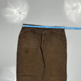 Unbranded Cargo Trousers - 36W 34L Brown Cotton