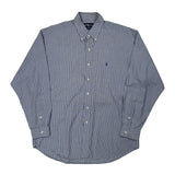 Blake Ralph Lauren Checked Shirt - Large Blue Cotton