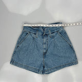 Levis Denim Shorts - 26W UK 8 Blue Cotton