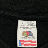 Single Stitch Gatorade Fruit Of The Loom Graphic T-Shirt - Large Black Cotton