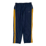 Nike Track Pants - Large Blue Polyester