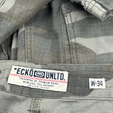 Ecko Unltd Camo Cargo Shorts - 34W 11L Camo Cotton