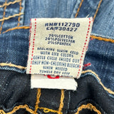 Made In Usa True Religion Skinny Jeans - 35W 30L Blue Cotton Blend