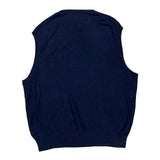 Polo By Ralph Lauren Sweater Vest - XL Navy Cotton
