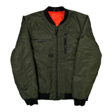 Primark Bomber Jacket - Medium Green Polyester