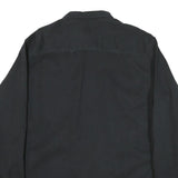 WRANGLER Mens Black Cotton Blend Shirt L Button-Down Casual Long Sleeve