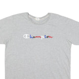 CHAMPION Womens Grey XL Short Sleeve Crew Neck Cotton Blend Modern T-Shirt