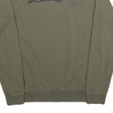 SONNY BONO Mens Green Crew Neck M Cotton Blend Casual Sweatshirt