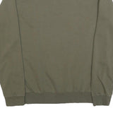 SONNY BONO Mens Green Crew Neck M Cotton Blend Casual Sweatshirt
