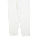 TEDDYS Womens Cotton Blend White Regular Fit Straight Leg Trousers W28 L28