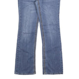 ARYIA Womens Jeans Blue Regular Bootcut Denim Medium W30 L32 Embroidery