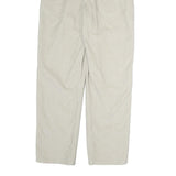 WOOLRICH Womens Regular Beige Cotton Blend Zip Trousers W28 L29 Casual