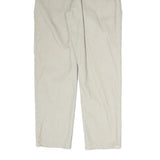 WOOLRICH Womens Regular Beige Cotton Blend Zip Trousers W28 L29 Casual
