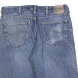 LEE Mens Shorts Blue Denim Relaxed L W36 Pocket Casual Cotton Blend