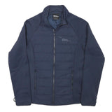 JACK WOLFSKIN Womens Navy Blue Jacket XS Polyester Blend Zip Outdoor Sportswear