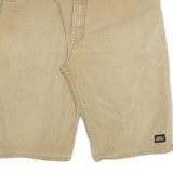 DICKIES Mens Shorts Beige Casual Cotton Blend XL W34 Workwear Utility