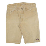 DICKIES Mens Shorts Beige Casual Cotton Blend XL W34 Workwear Utility