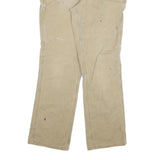CARHARTT Womens Loose Fit Beige Denim Jeans W34 L30 Workwear Utility Durable