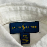 Age 3 Ralph Lauren Shirt - 2XS White Linen