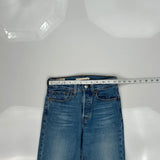 Levis 501 Jeans - 24W US 0 Blue Denim