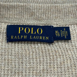 Polo By Ralph Lauren Sweater - XL Beige Cotton