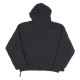 JANSPORT Mens Black Hoodie Jacket XL Polyester Blend Plain Zip Pocket