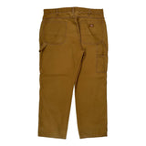 Dickies Carpenter Trousers - 38W 30L Brown Cotton