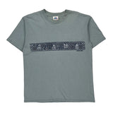 Made In USa Disney Graphic T-Shirt - Large Grey Cotton