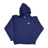 Nike Hoodie - Medium Blue Cotton