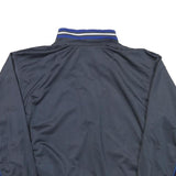 WILSON Mens Blue Black Zip Jacket L Polyester Blend Sport Casual Track Top