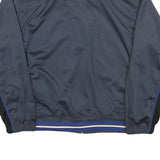 WILSON Mens Blue Black Zip Jacket L Polyester Blend Sport Casual Track Top