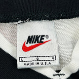 Made In USA Nike Striped Football Shirt - Large White Polyester