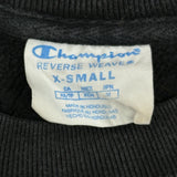 Reverse Weave Champion Sweatshirt - XS Black Cotton