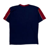 Reebok Spellout T-Shirt - Medium Navy Cotton