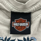 Clare'S Harley Davidson Port Dover Canada Harley Davidson Graphic T-Shirt - Large Beige Cotton