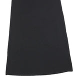 KAPPAHI Womens Black Straight Knee Length Polyester Blend Skirt M Classic