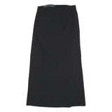 KAPPAHI Womens Black Straight Knee Length Polyester Blend Skirt M Classic