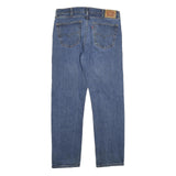 LEVI'S 505 Mens Jeans Blue Cotton Blend Regular Straight Denim Medium W38 L34