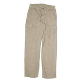 CARHARTT Mens Cotton Beige Regular Straight Trousers W30 L31 Casual Workwear