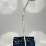 True Religion Skinny Jeans - 29W US 4 Dark Wash Cotton Blend