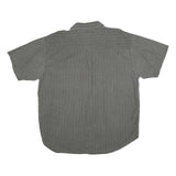 FADED GLORY Mens Grey & White Patterned Shirt XL Cotton Blend Casual Button Down