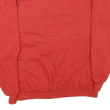 INDIANA Mens Red Sweatshirt M Cotton Blend Crew Neck Long Sleeve Casual